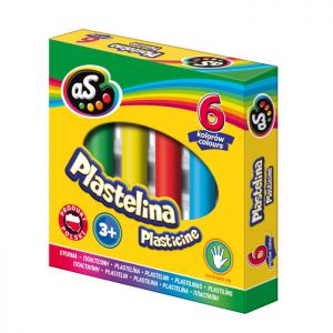 Plastelina As, 6 kolorów